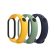 Bhr4640Gl1 Mi Smart Band 5 Strap (3-Pack) Navy Blue/Yellow/Mint Green Bracelet