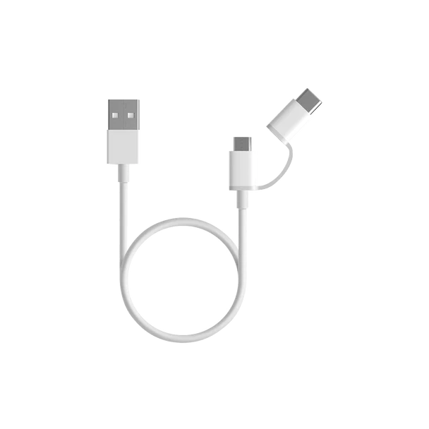 Câble USB Mi 2-en-1 (Micro USB vers Type C) 100cm